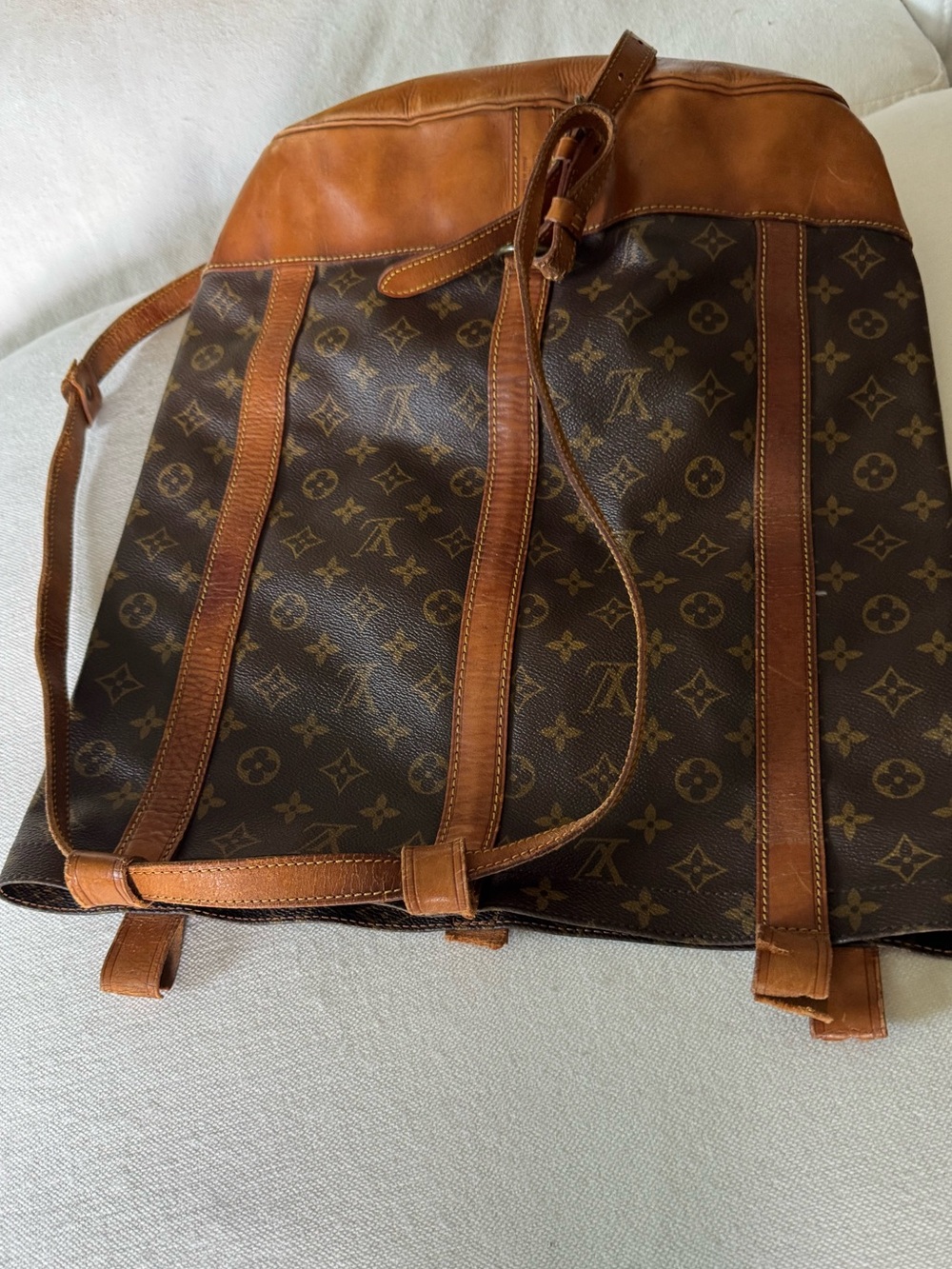 UPDATED- Louis Vuitton Monogram Canvas and Leather Backpack - Picture 13 of 16